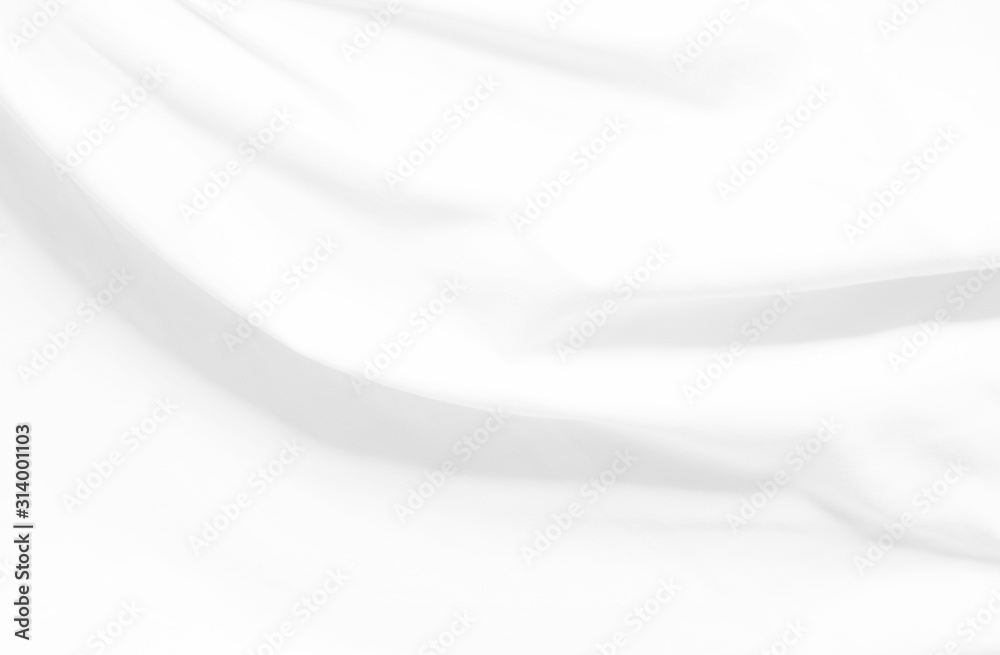 Fototapeta premium White cloth white piece of cloth for background
