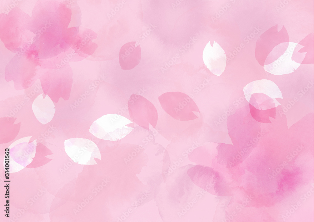 桜 春 水彩イラスト 桜 春 水彩イラスト