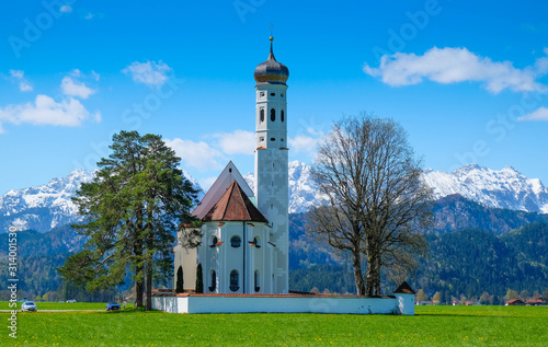 St. Coloman church in Schwangau Germany photo
