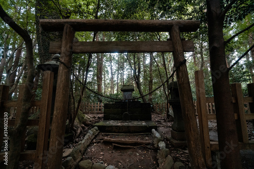 The shrines in Kyushu.