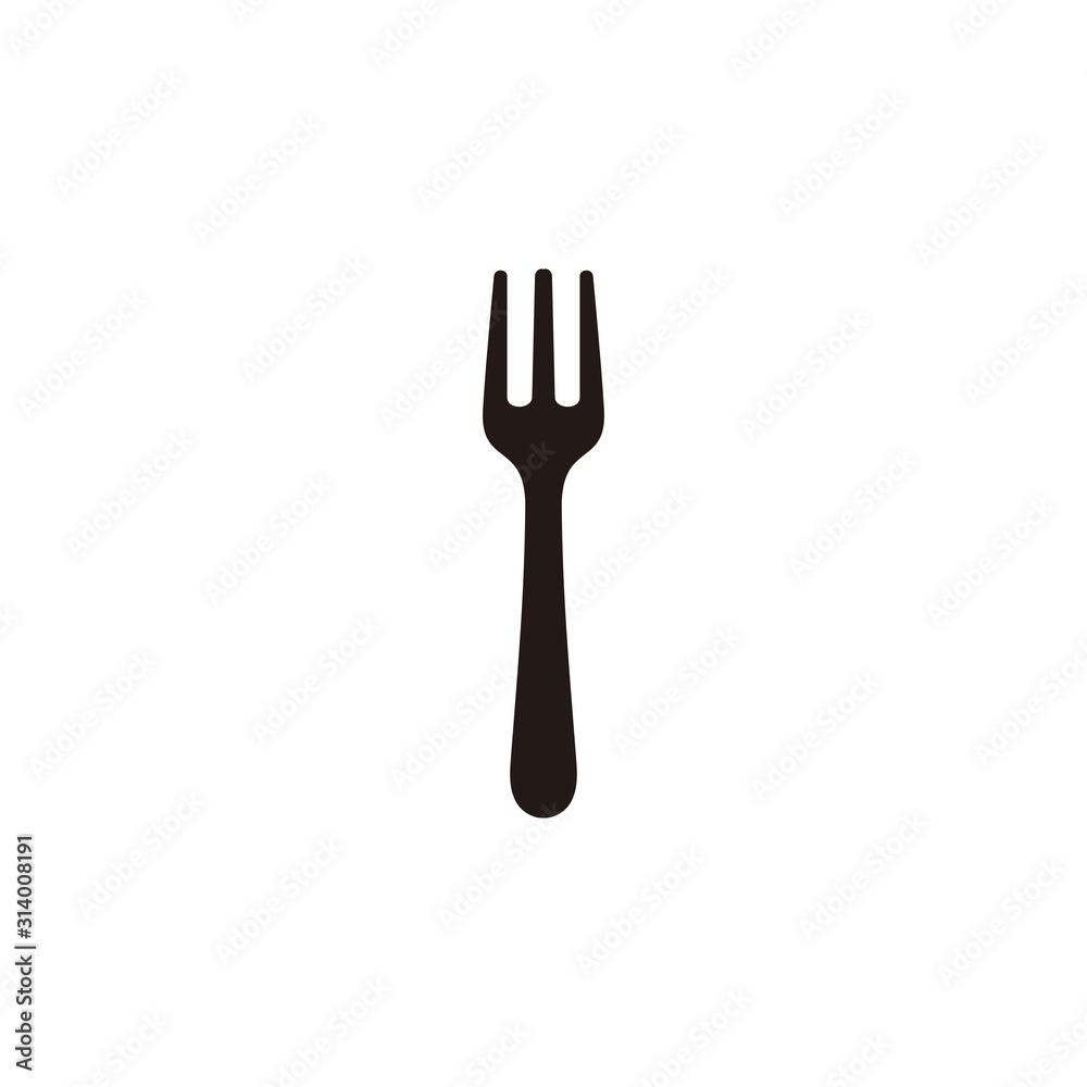 Fork icon symbol vector illustration