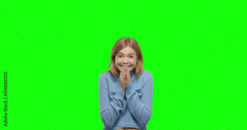 Happy smiling woman Happy smiling woman