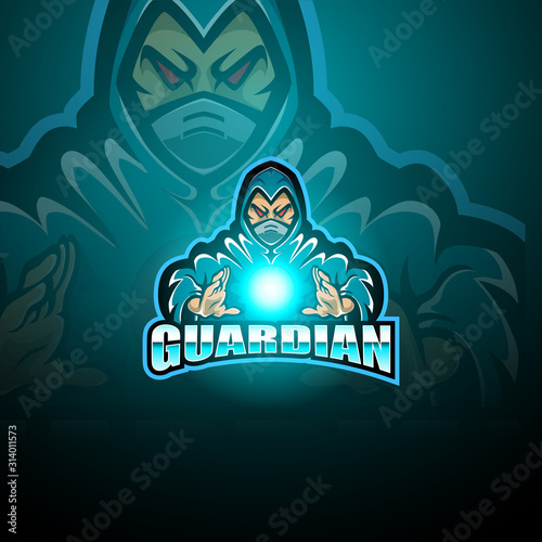 Guardian esport mascot logo design