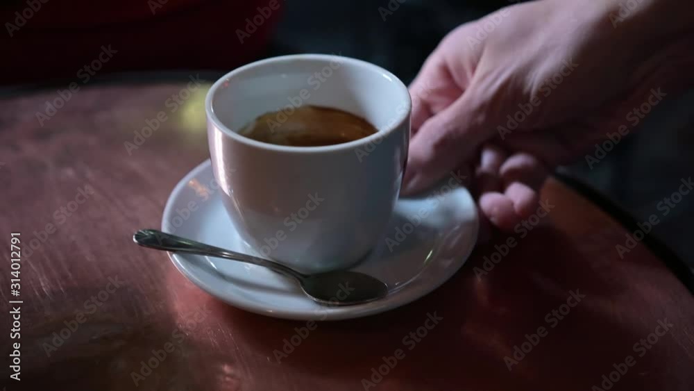 coffe cup on old table coffe cup on old table