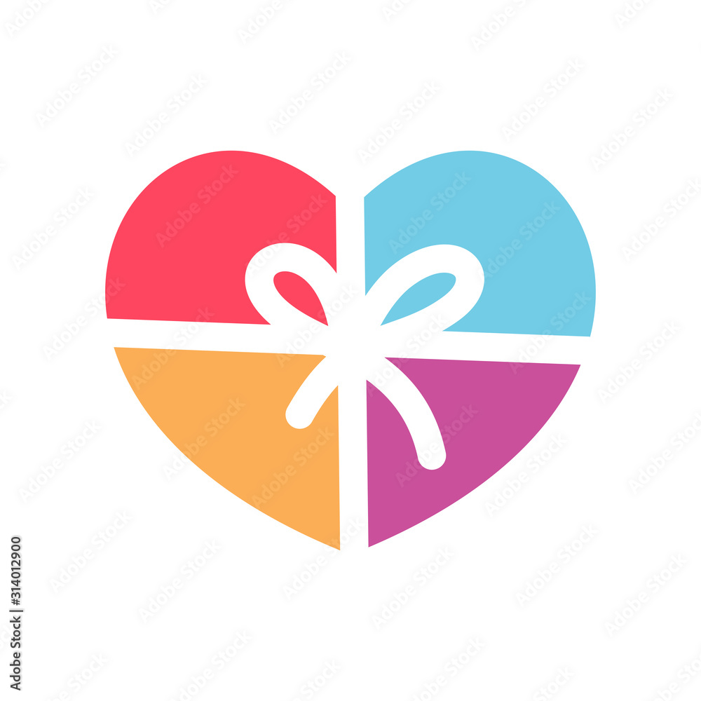 colorful heart gift colorful heart gift