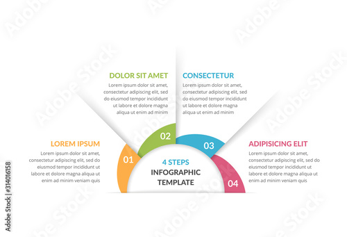 Circle Infographics - Four Elements