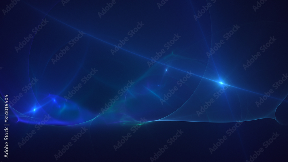 Obraz premium Fractal 3D rendering abstract and shiny background