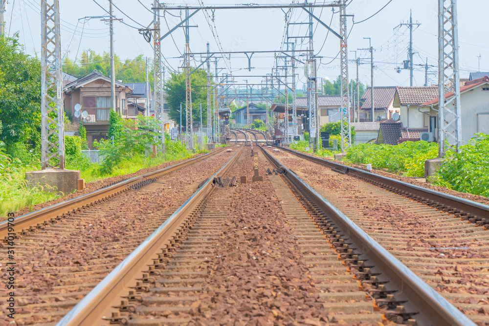 まっすぐな線路