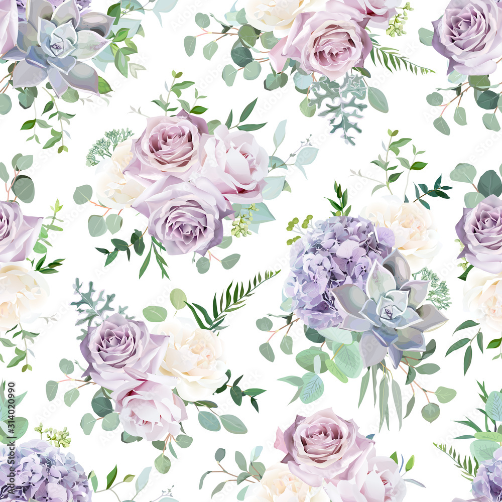 Seamless vector design pattern