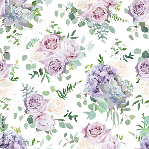 Seamless vector design pattern