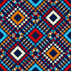 Fotobehang Boho stijl patronen Etnisch boho patroon met kant  © lazininamarina