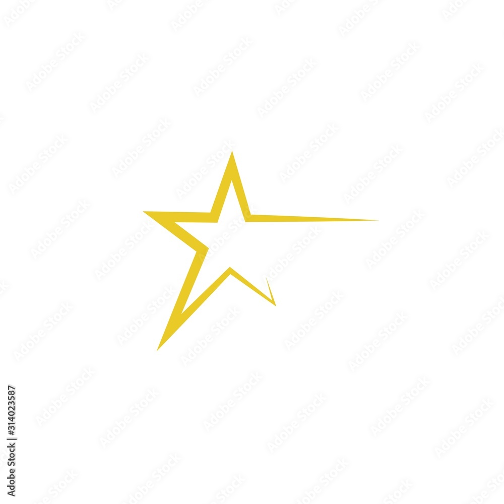 Obraz premium Star icon Template
