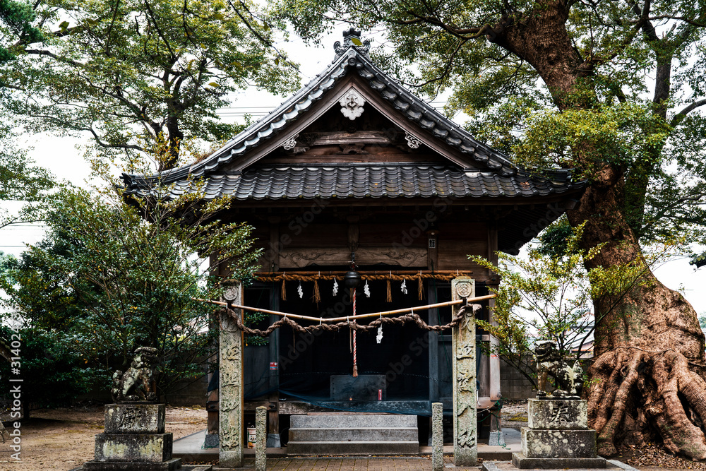 The shrines in Fukuoka.