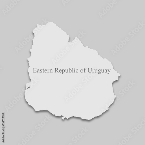map of Eastern Republic of Uruguay