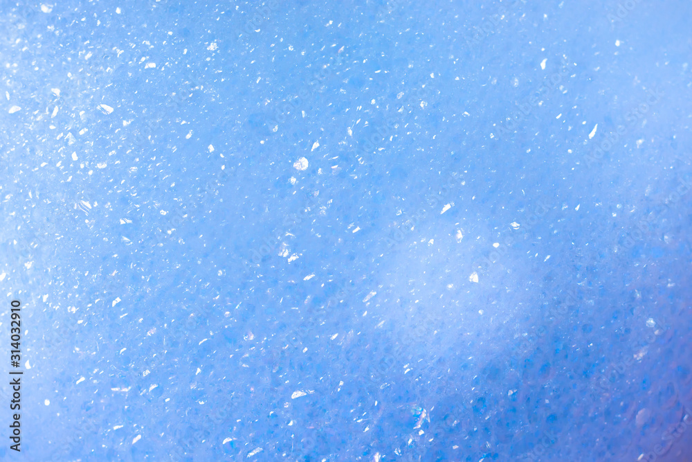 Bubbles foam white washing shower