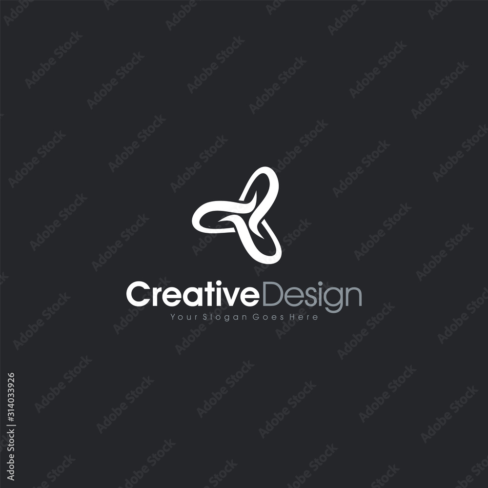 Vector logo design template for Business abstract Logo Template Design Vector, Emblem, Design Concept, Creative Symbol design vector element for identity, logotype or icon Creative Design