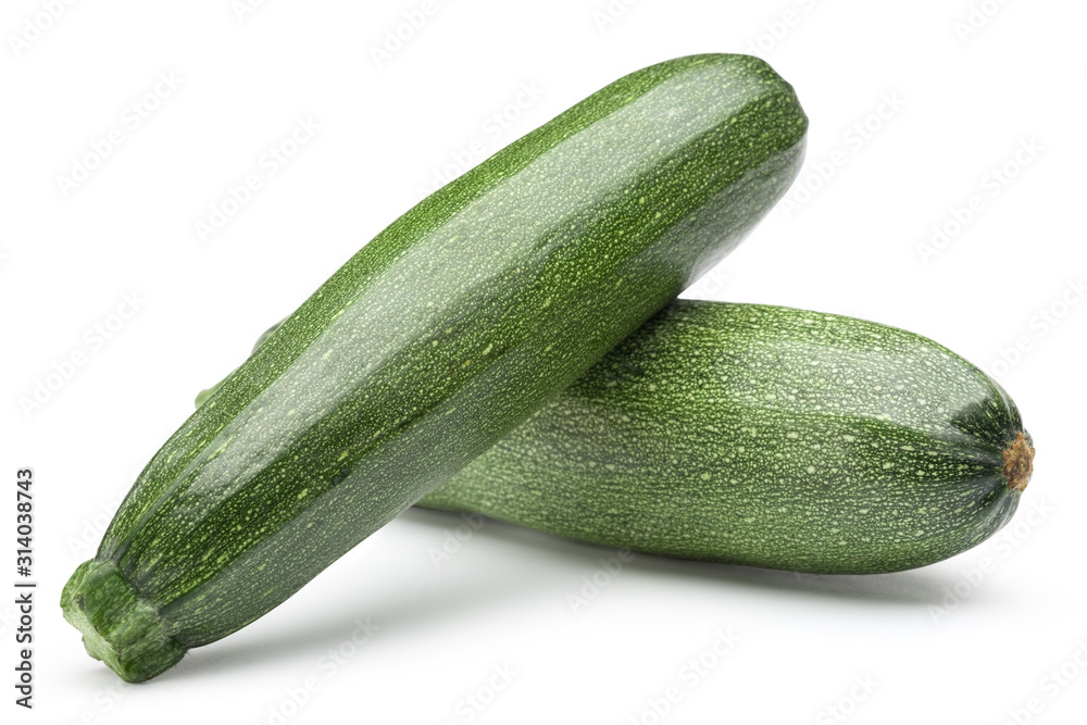 Zucchini (cucumber) isolated on white with clipping path. Zucchini (cucumber) isolated on white with clipping path.