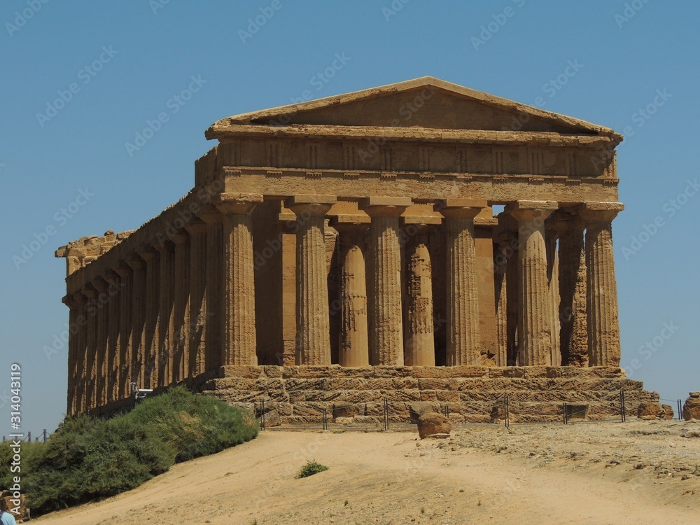 Fototapeta premium Valley of the Temples – Temple of Concordia