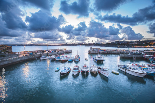 Newquay Harbour before sunrise 