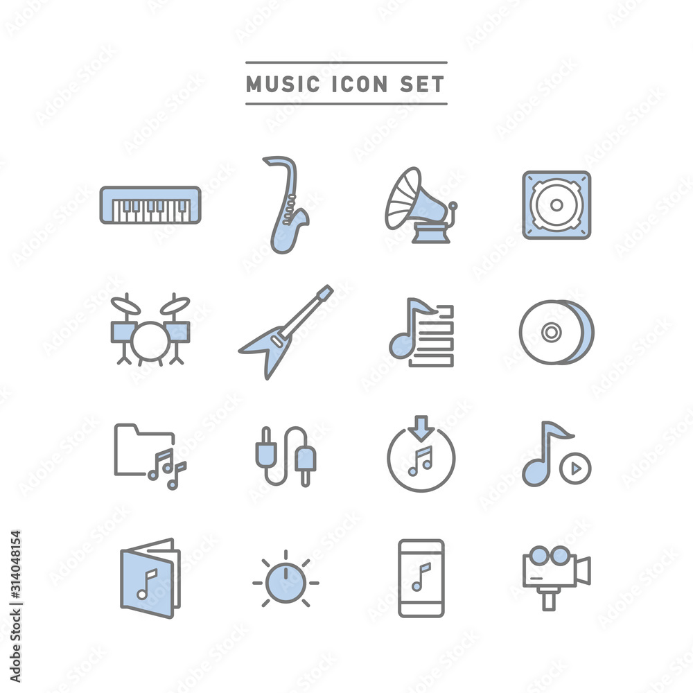 MUSIC ICON SET