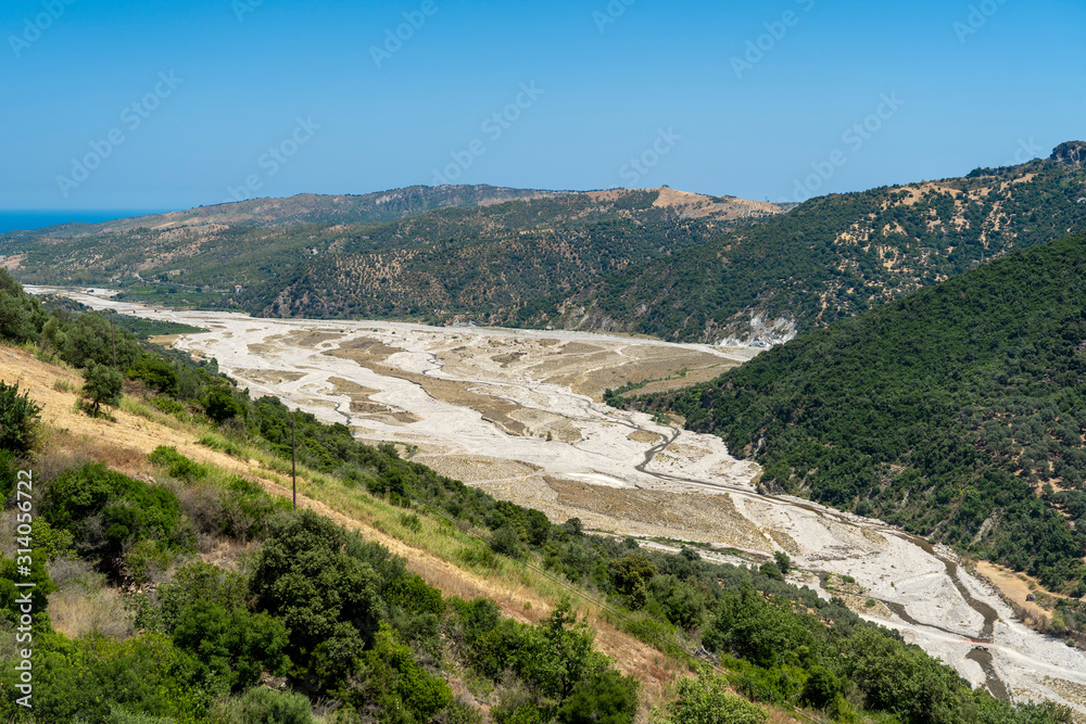 Valley near Cropalati, Calabria, Italy