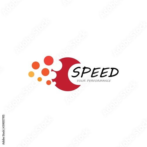 Speed icon simple design illustration vector