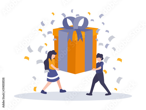 online reward , Group of ha...