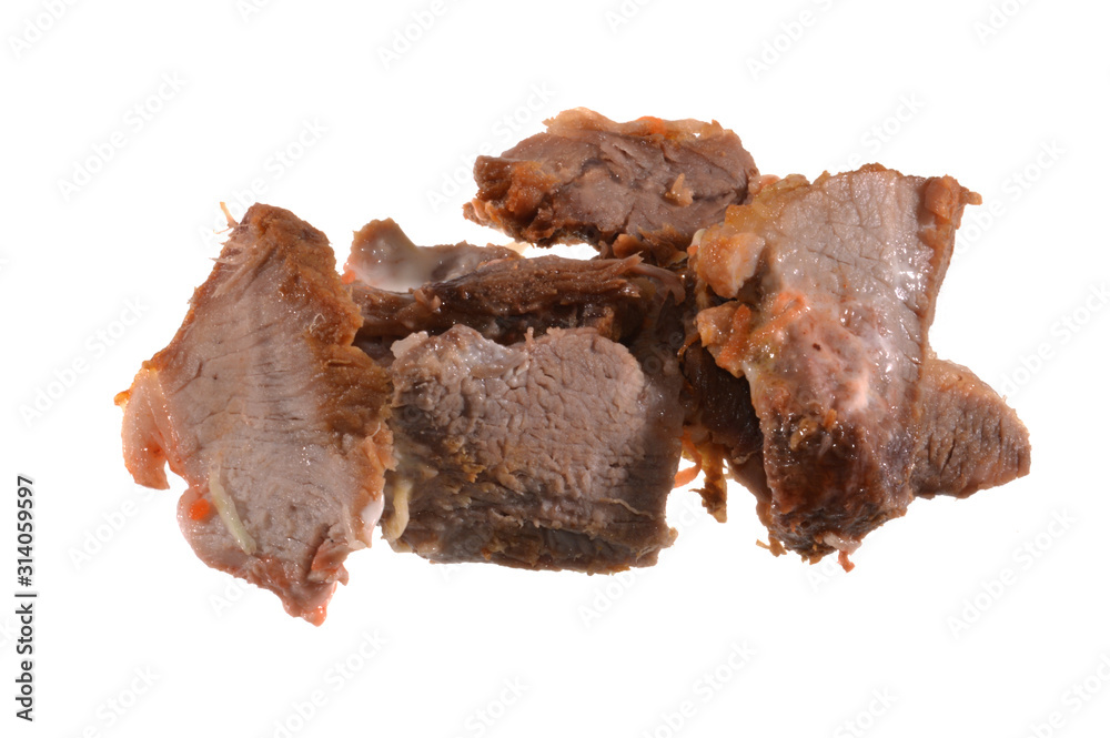 meat isolated on white background meat isolated on white background