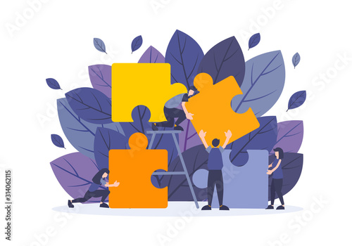 Business flat illustration ...