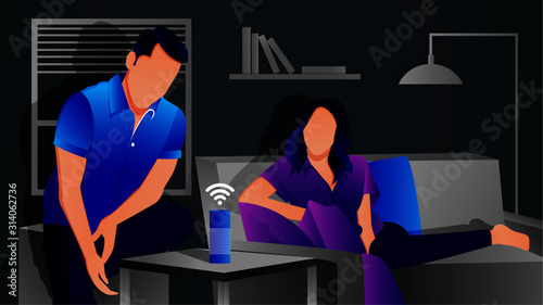 Amazon Alexa Illustration