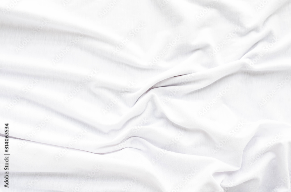 Obraz premium white fabric texture background.