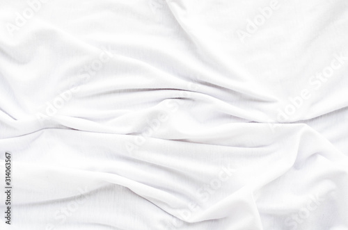 white fabric texture background.