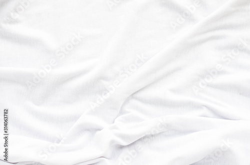 white fabric texture background.