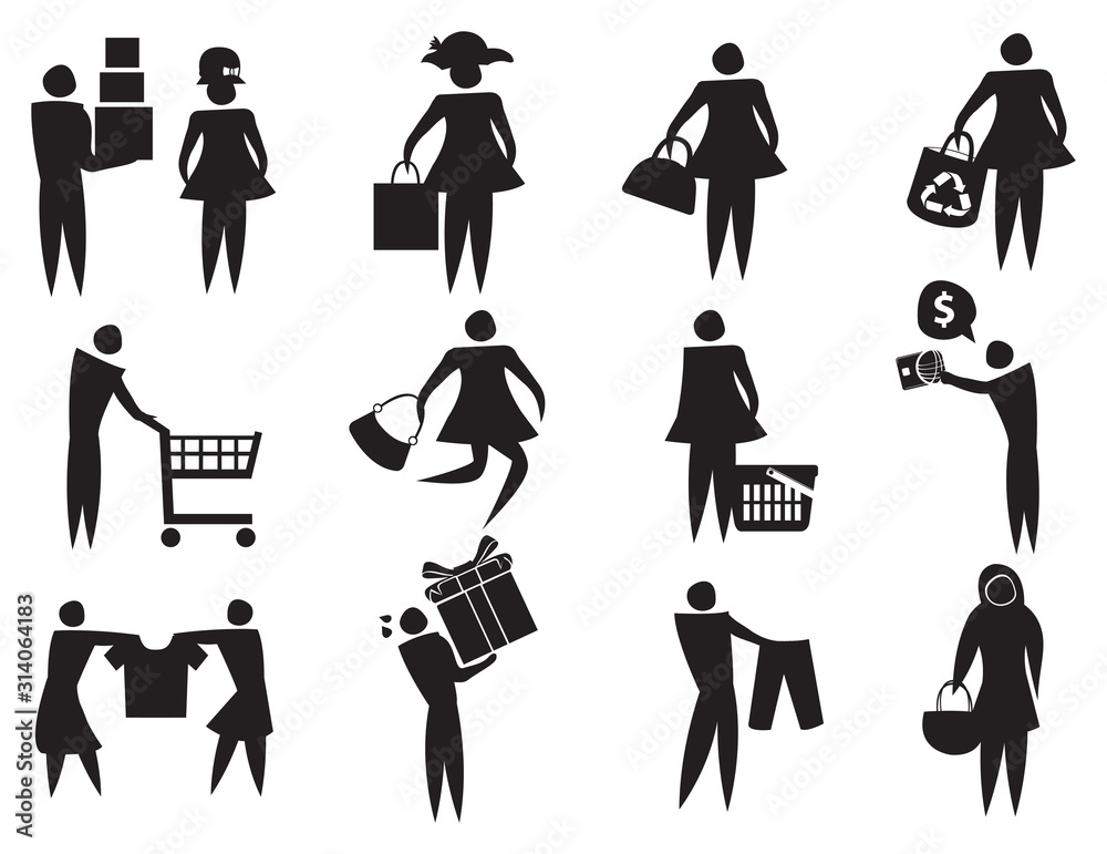 Retail Therapy Vector Icons