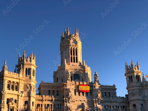 Panoramic of the Madrid City Hall