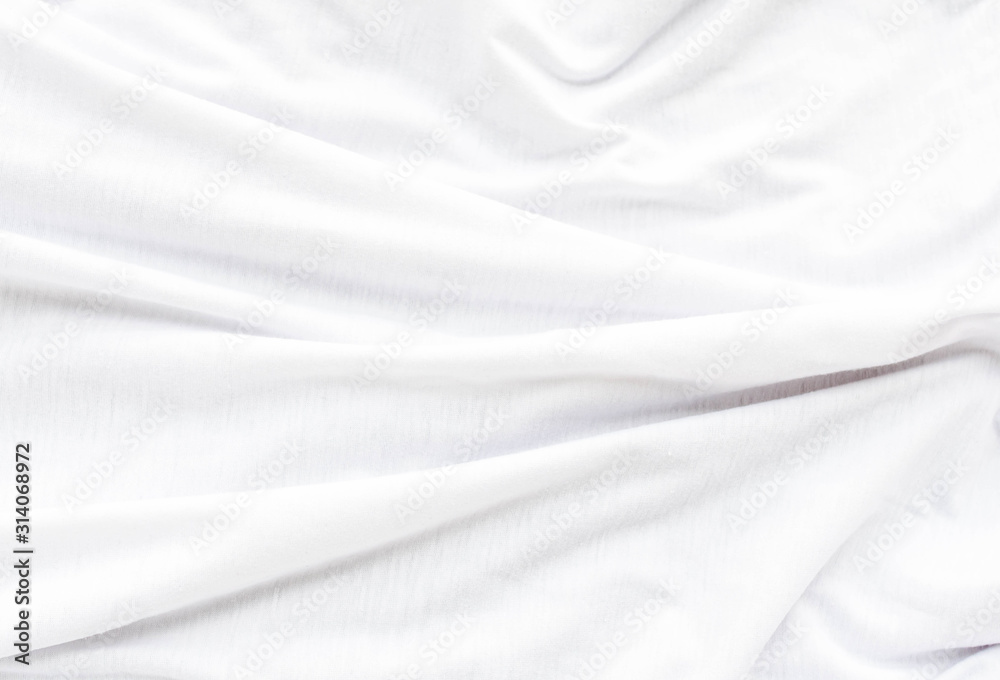 Fototapeta premium white fabric texture background.