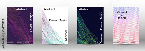 Cover design template set 