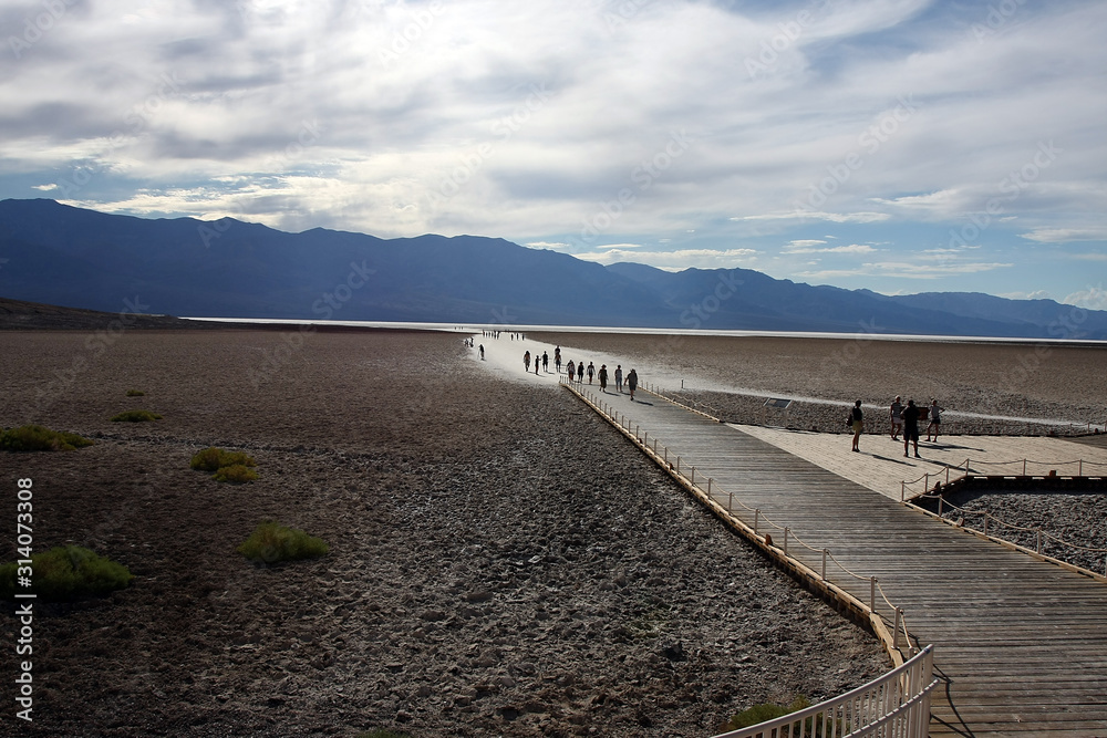 Badwater basin, Death Valley National Park, Mojave Desert, California, USA