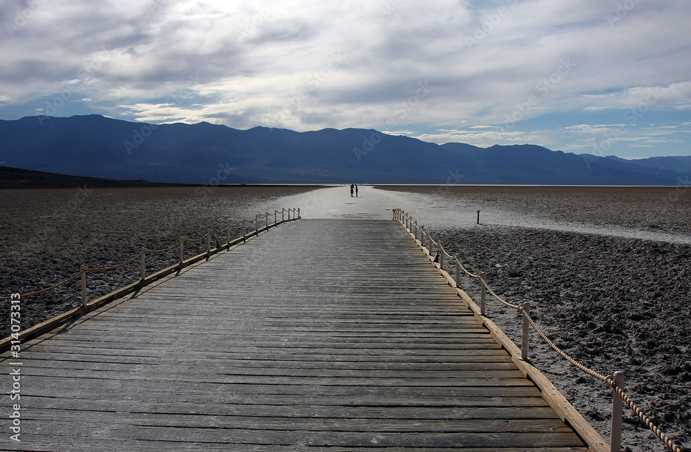 Badwater basin, Death Valley National Park, Mojave Desert, California, USA