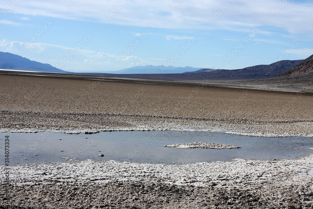 Badwater basin, Death Valley National Park, Mojave Desert, California, USA