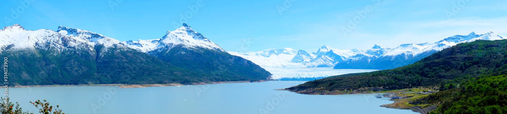Perito Moreno Glacier view in El Calafate Argentina