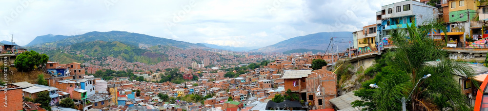 Village view in Columbia Medellin Communa13