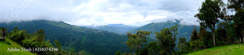 Green Field In Ecuador Banos