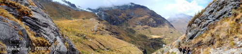 Mountain In Peru Huaraz national park