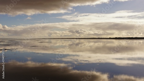 Beach reflection Lincolnshire
