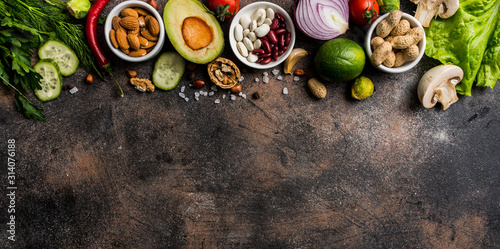 Foto Healthy balanced food
