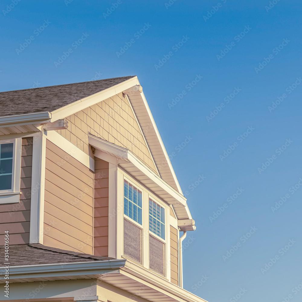 Square Upper floor of a small modern suburban home Square Upper floor of a small modern suburban home