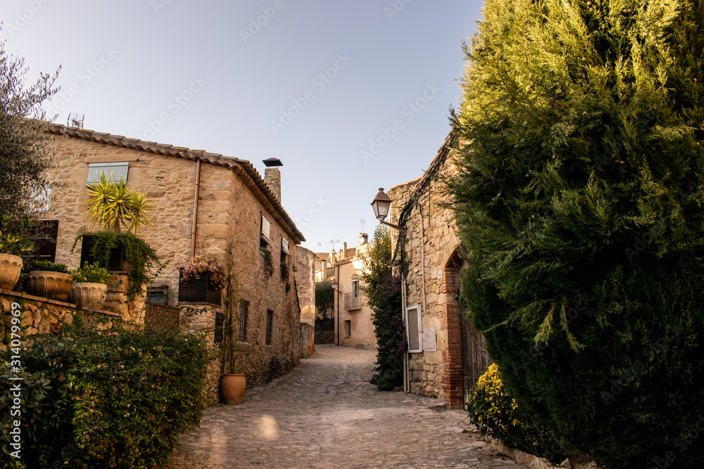 Peratallada, a small medieval village.