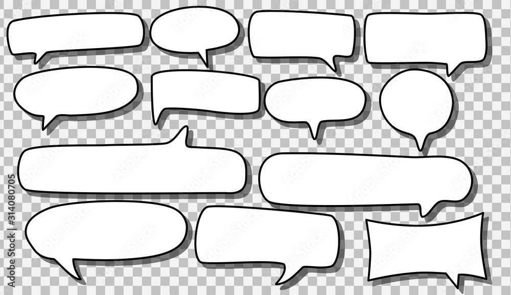 Obraz premium Illustration of spaces for text input.
