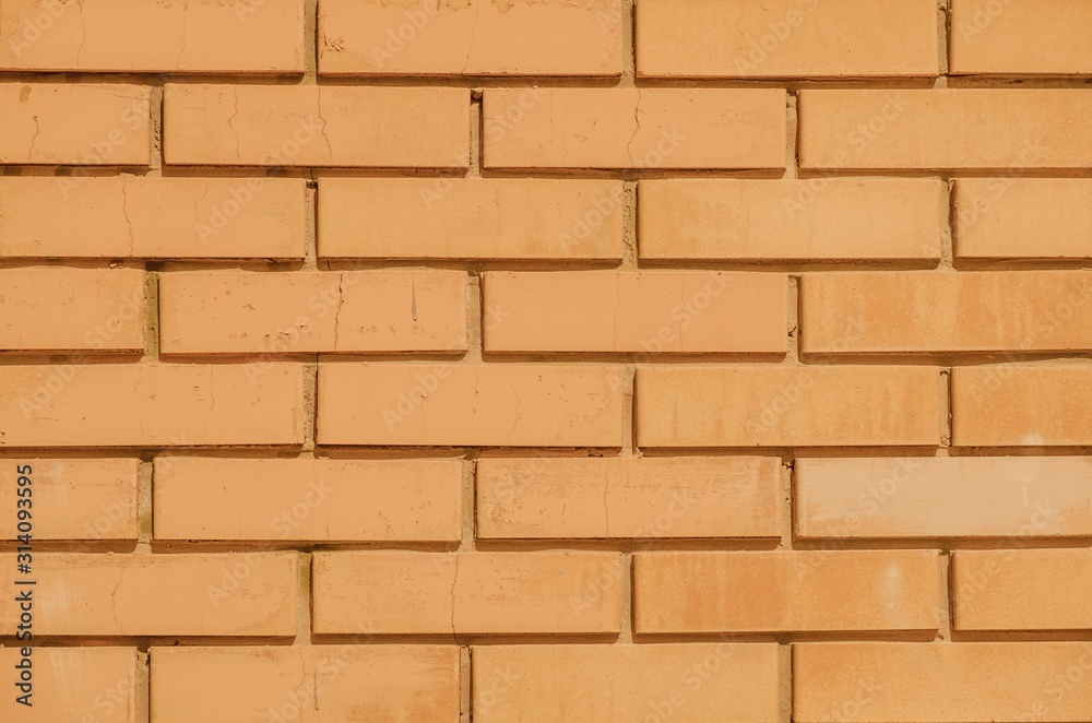 Obraz premium wall brick background texture design, solid.